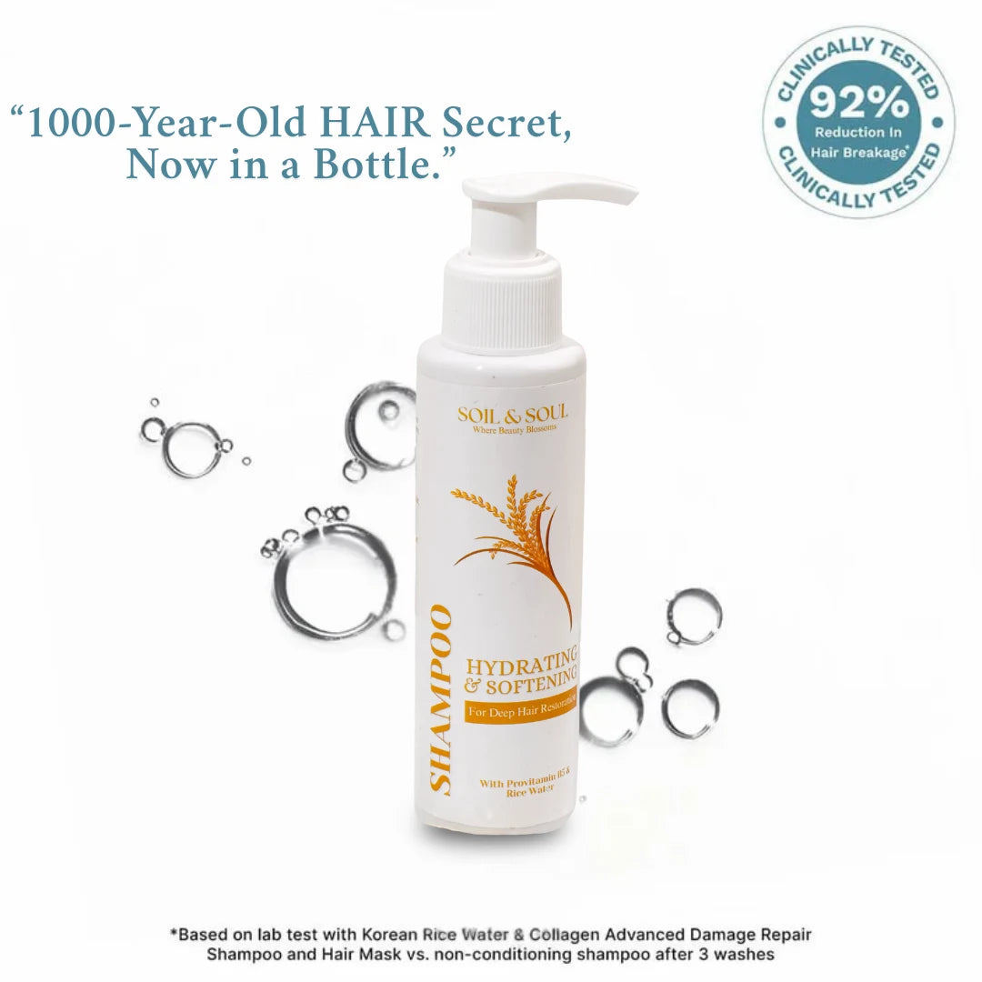 Korean Rice Water Shampoo | SLS & Parabens Free